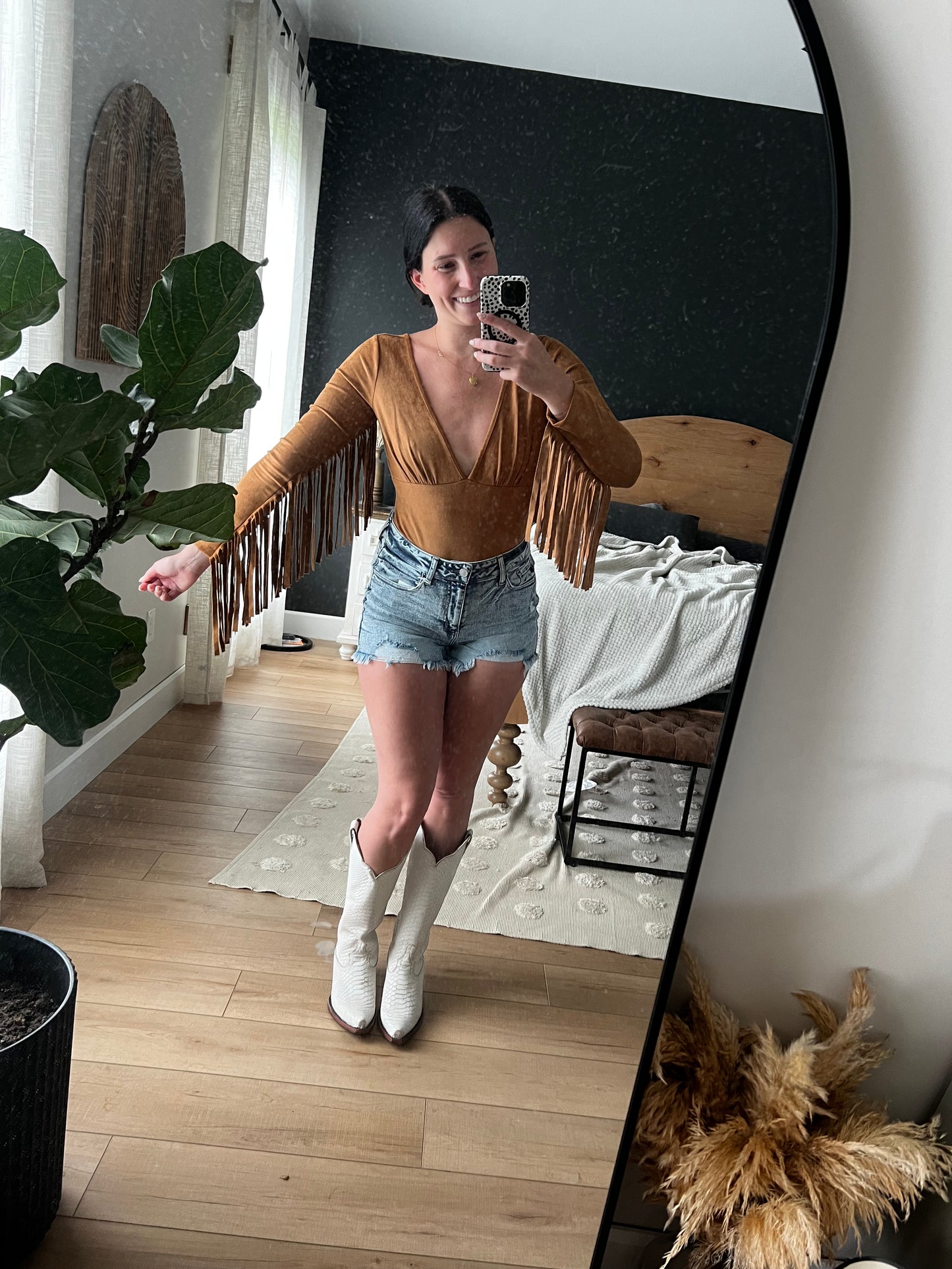 Kan Can Medium Wash Shorts