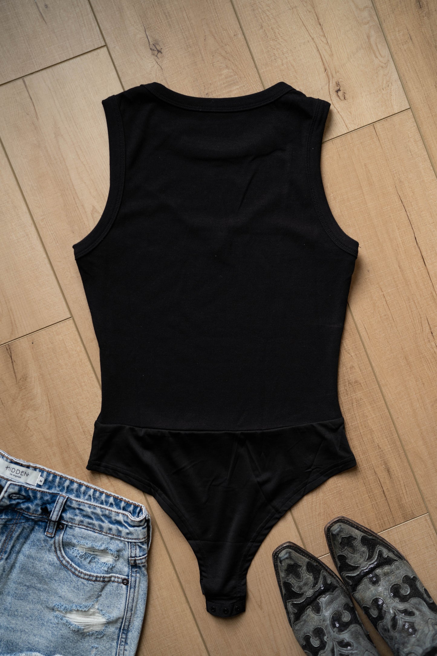 Mesh Bodysuit Black
