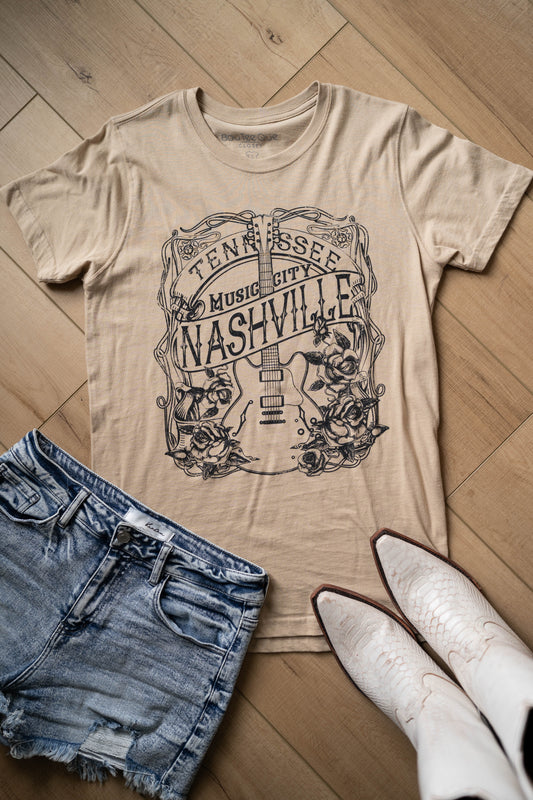 Nashville Relaxed Fit Top Tan