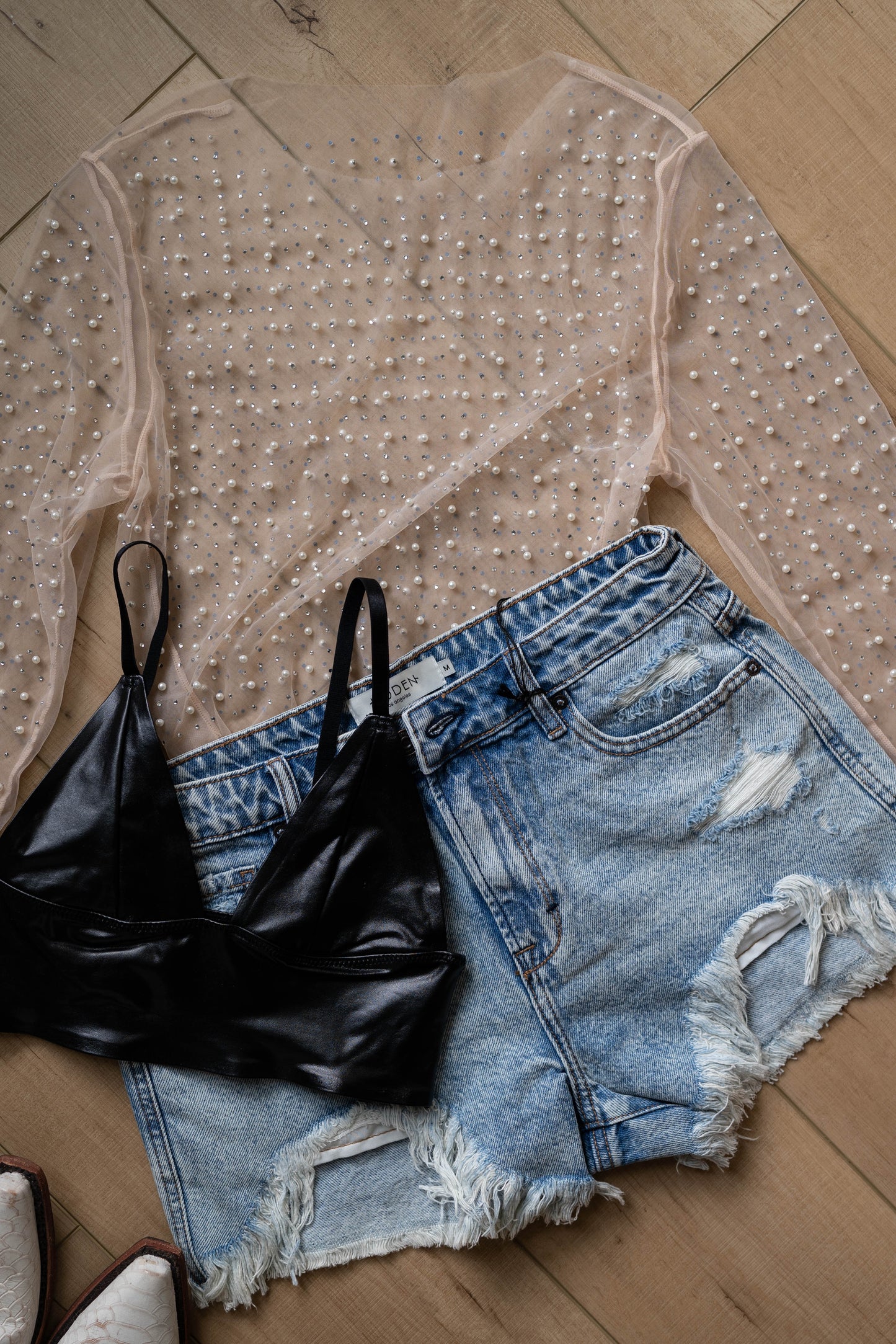 Vegan Leather Bralette